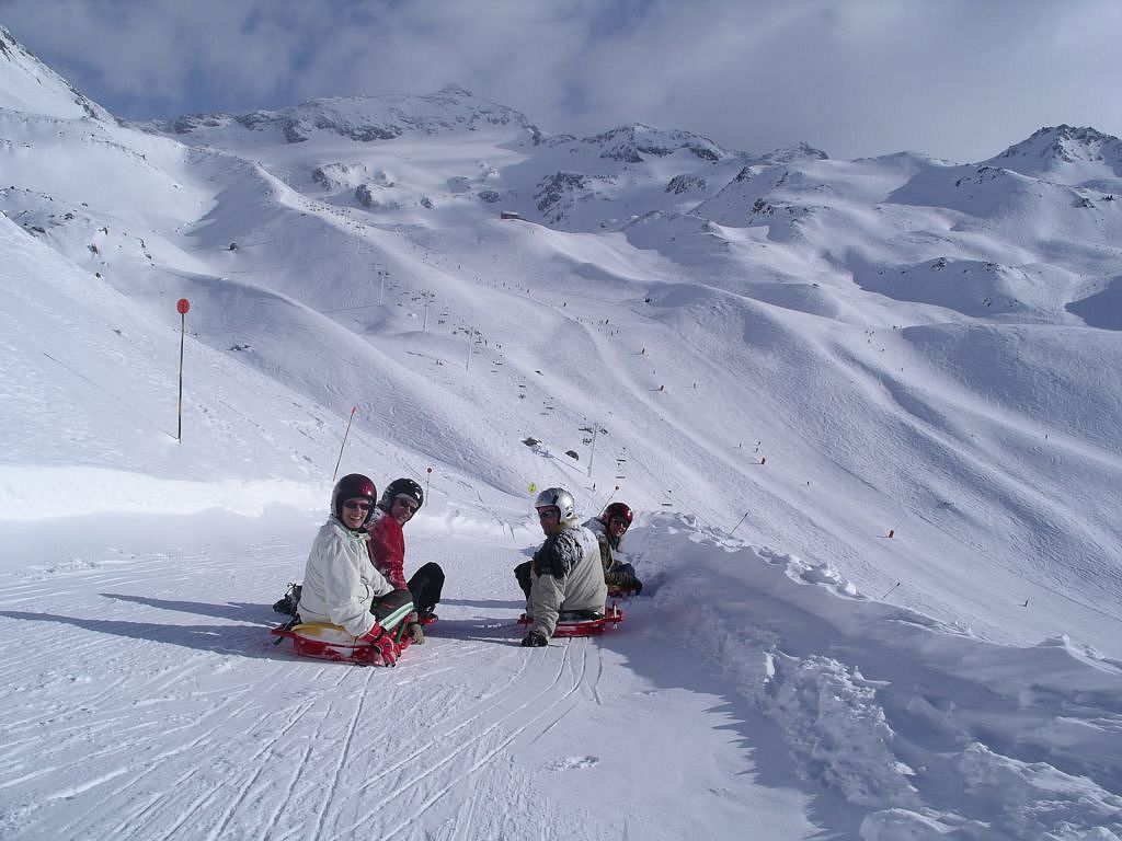 Spectaculaire slee afdaling