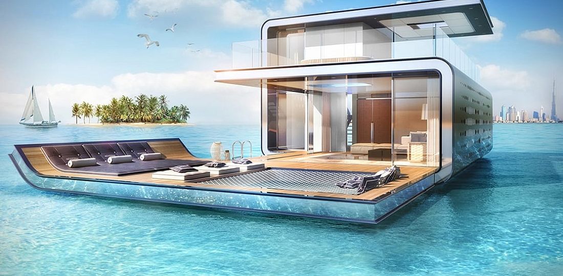 Alleen in Dubai: Drijvende Villa met Onderwater Slaapkamer (Foto\'s ... Alleen in Dubai: Drijvende Villa met Onderwater Slaapkamer (Foto\'s ...