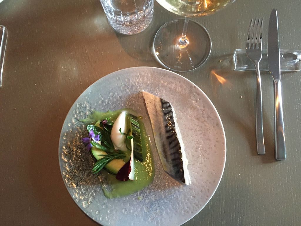 Gemarineerde makreel.