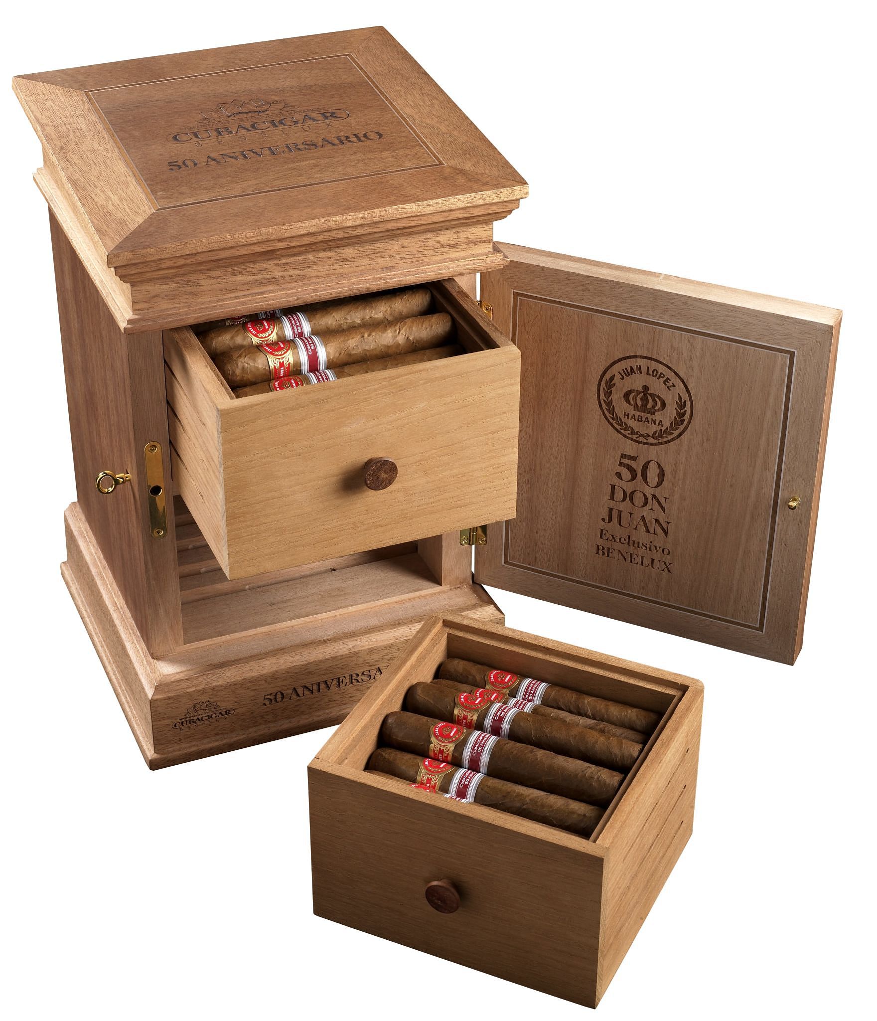 Cubacigar Benelux viert verjaardag met bijzondere humidor