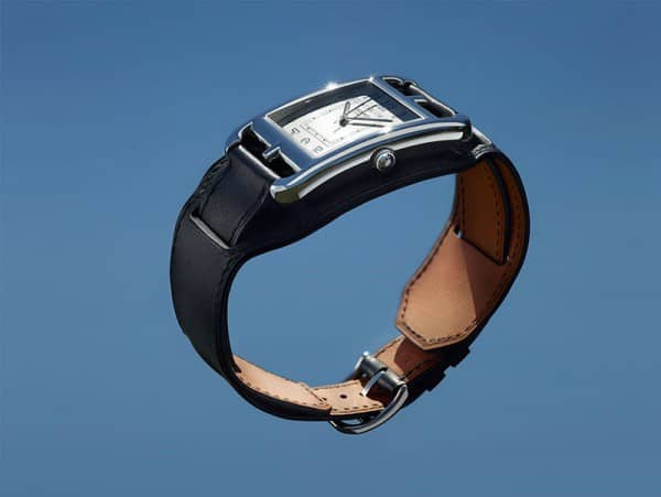 Het vernieuwde mannen model met de stoere lederen band.