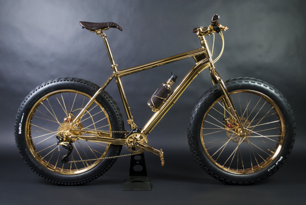 The House of Solid Gold Mountainbike The Beverly Hills Edition Pure Luxe