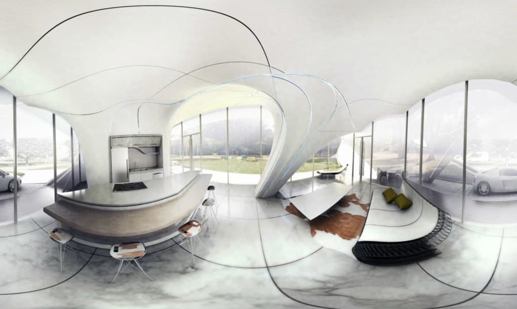 curve appeal huis 3d-print 3d luxe woning Pure Luxe