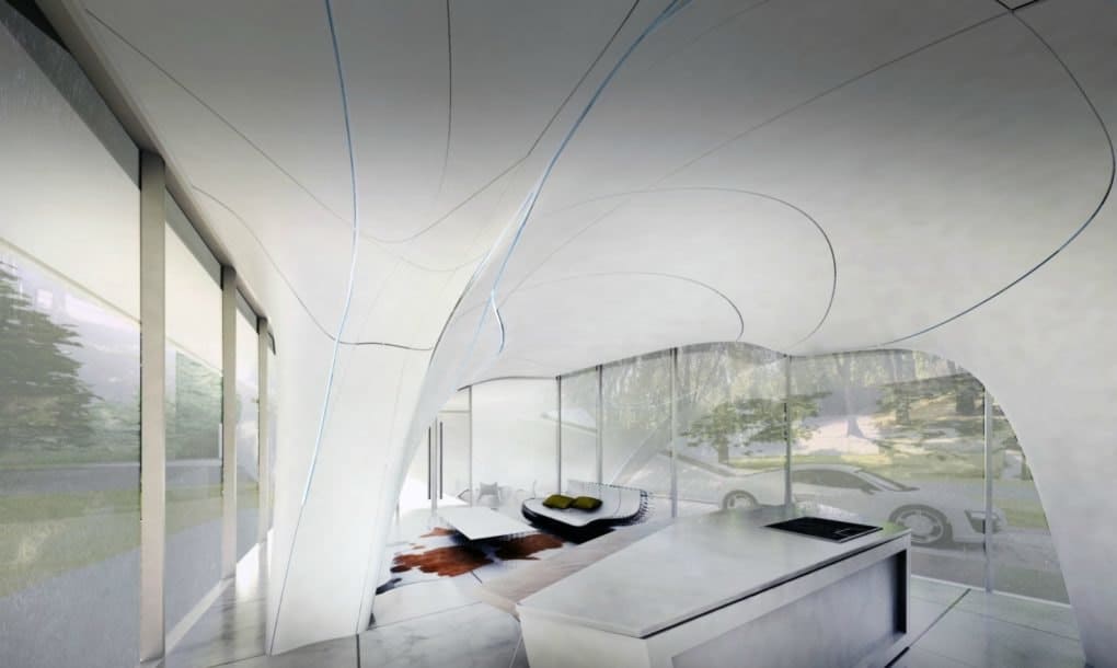 curve appeal huis 3d-print 3d luxe woning Pure Luxe