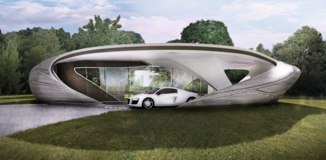 Dit 3D-geprinte huis geeft een kijkje in de toekomst van luxe huizen