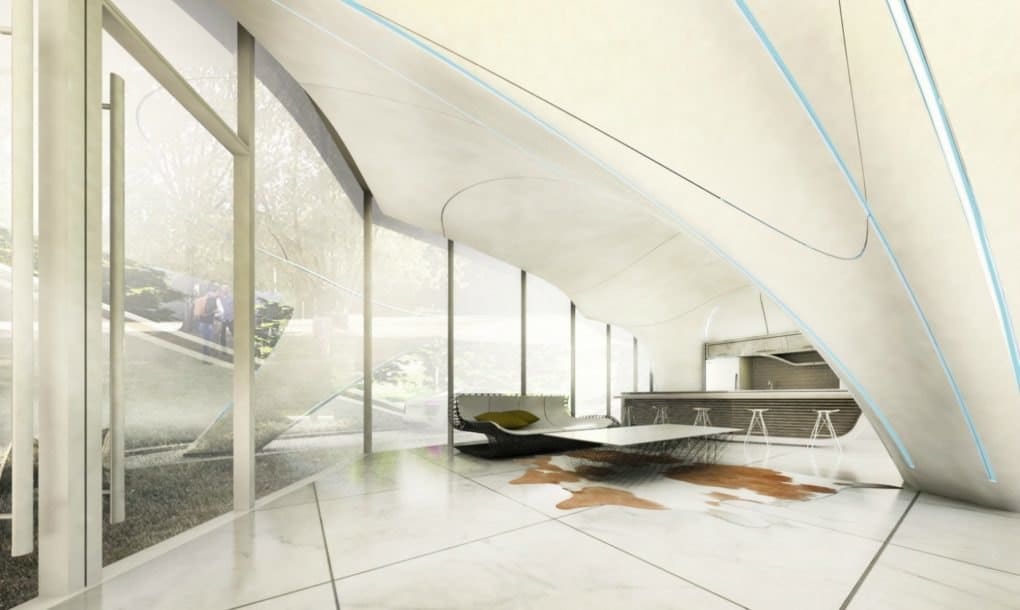 curve appeal huis 3d-print 3d luxe woning Pure Luxe