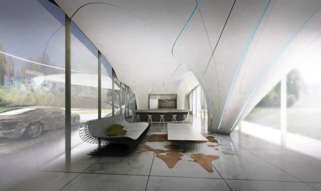 curve appeal huis 3d-print 3d luxe woning Pure Luxe