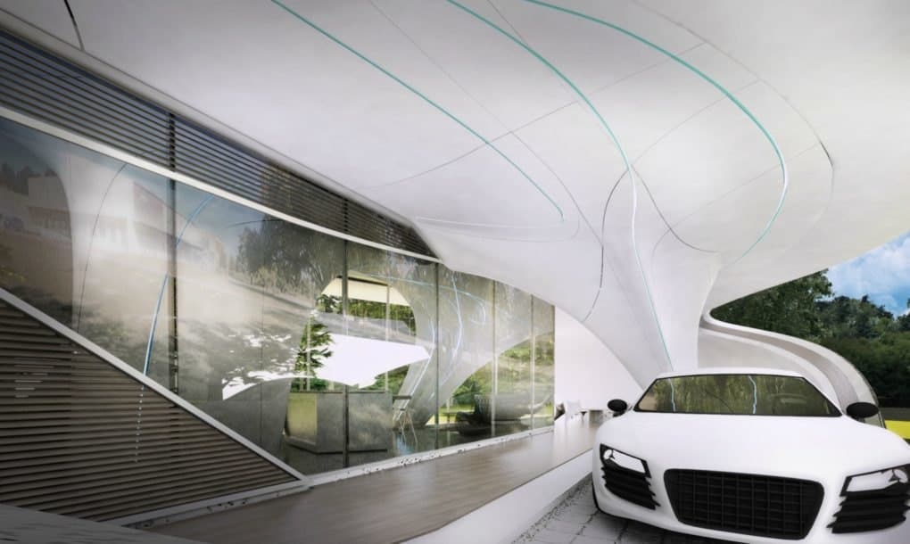 curve appeal huis 3d-print 3d luxe woning Pure Luxe