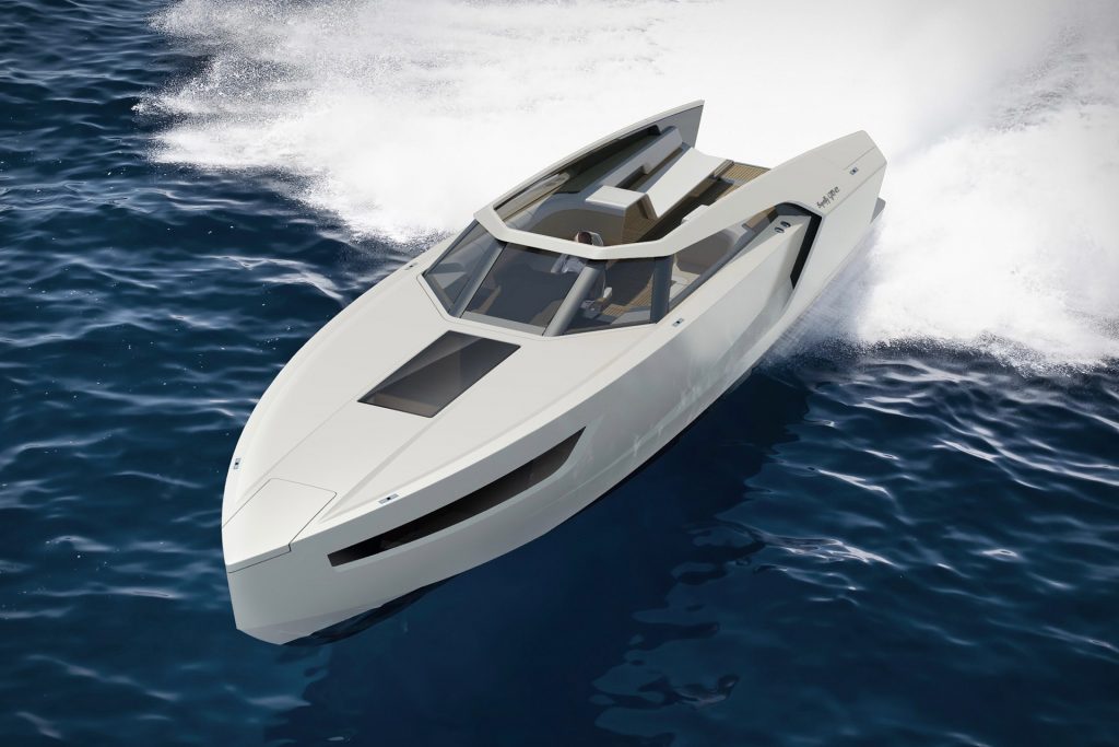 flying flipper superfly gto 42 boot red yacht design Pure Luxe