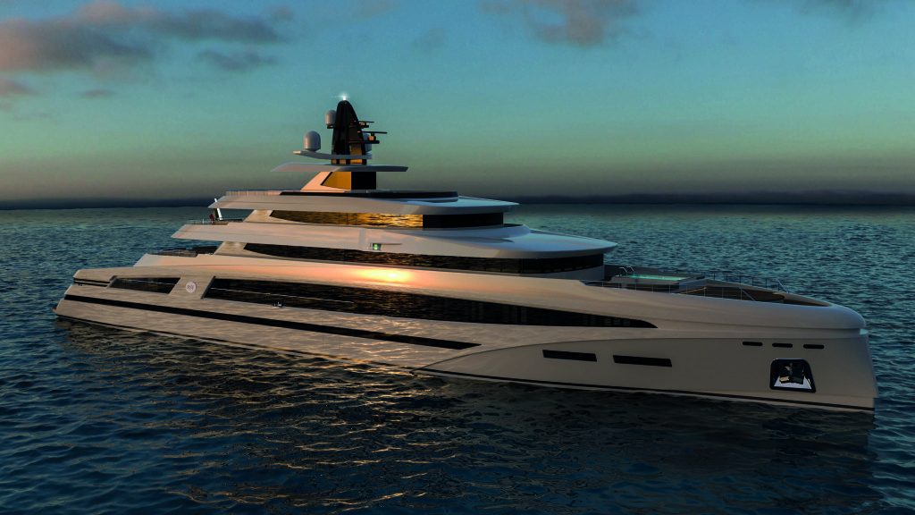 rosetti superjacht 85 meter scheepsbouwer Pure Luxe