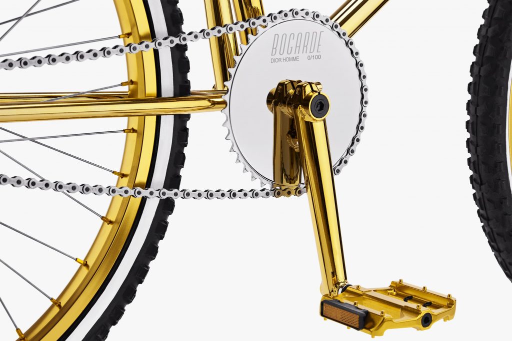 dior homme bogarde bmx bike limited gold fiets Pure Luxe