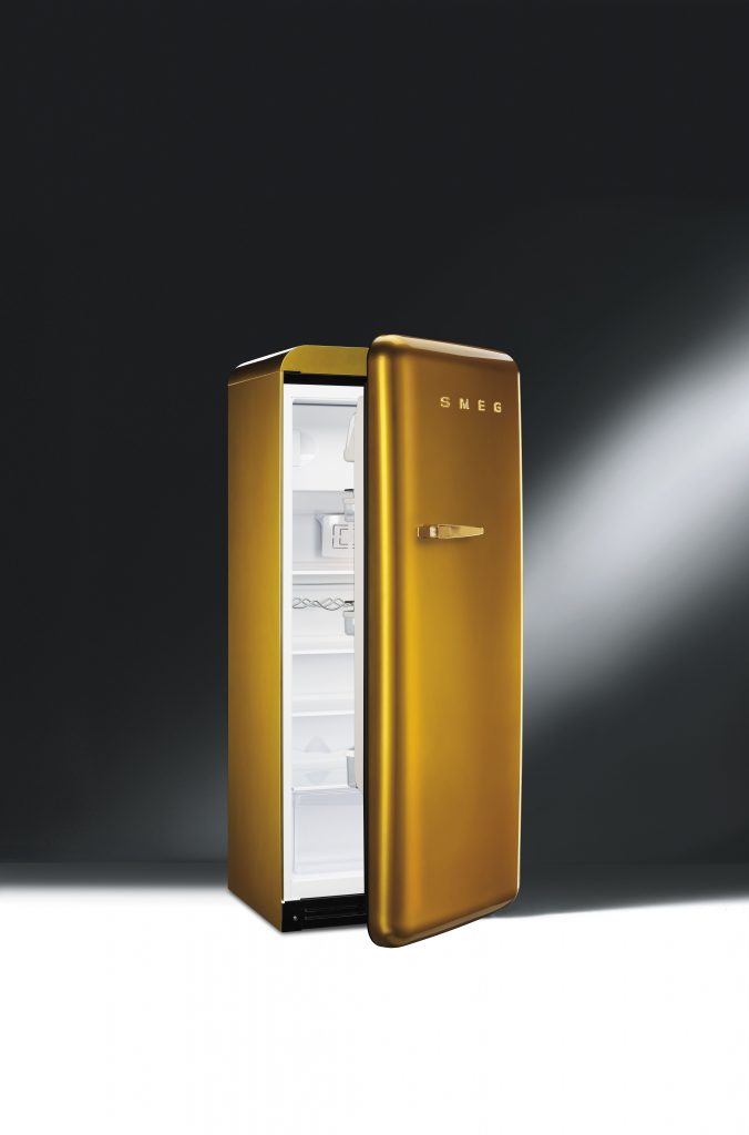 smeg swarovski gold koelkast Pure Luxe
