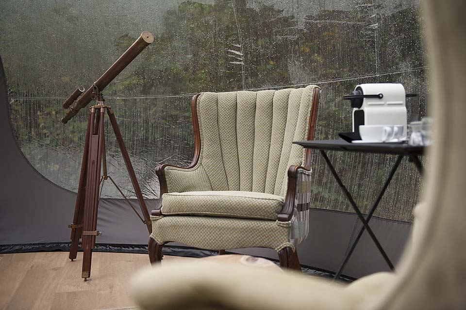 finn lough bubble domes noord-ierland Pure Luxe