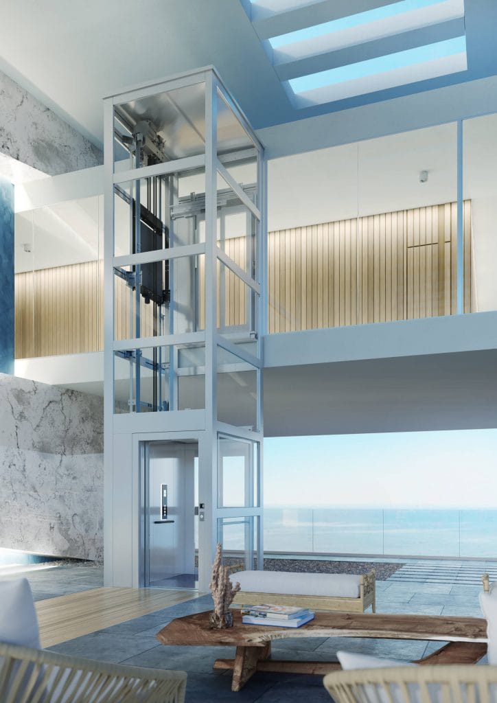 thyssenkrupp huisliften liftsystemen inrichting Pure Luxe