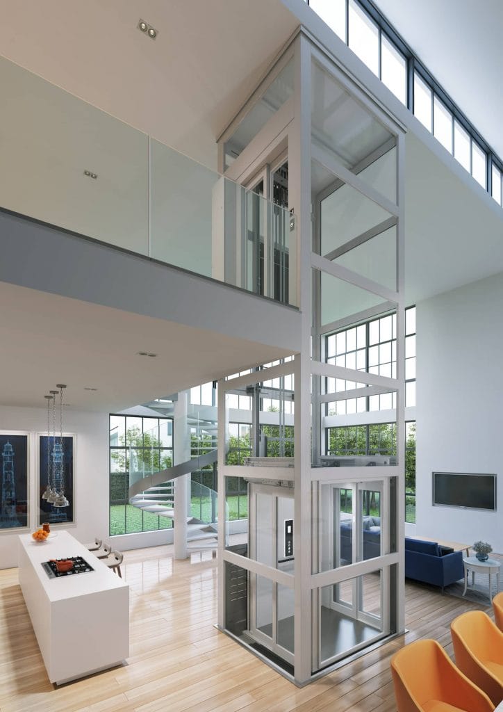 thyssenkrupp huisliften liftsystemen inrichting Pure Luxe