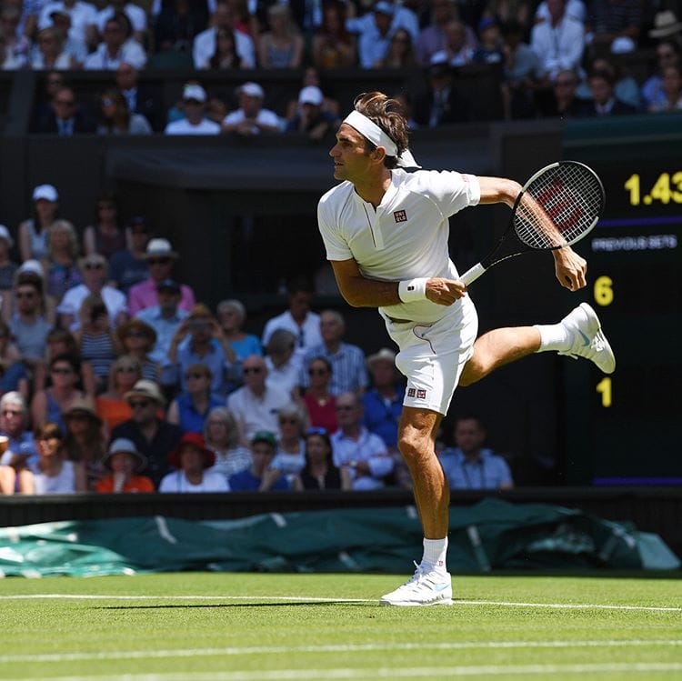 Roger federer tennis kleding uniqlo japan Pure Luxe