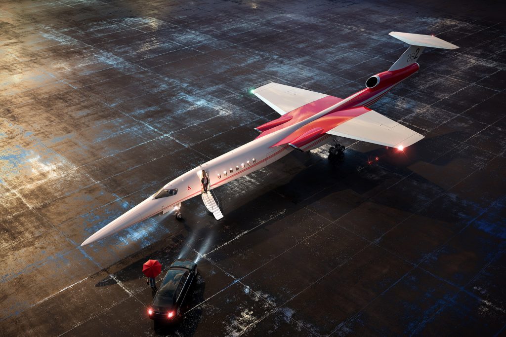 aerion as2 supersonic jet privévliegtuig Pure Luxe