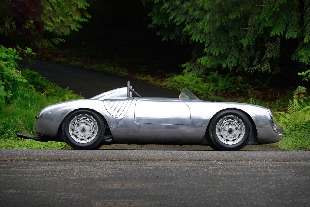 porsche 550A spyder veiling mecum auctions Pure Luxe