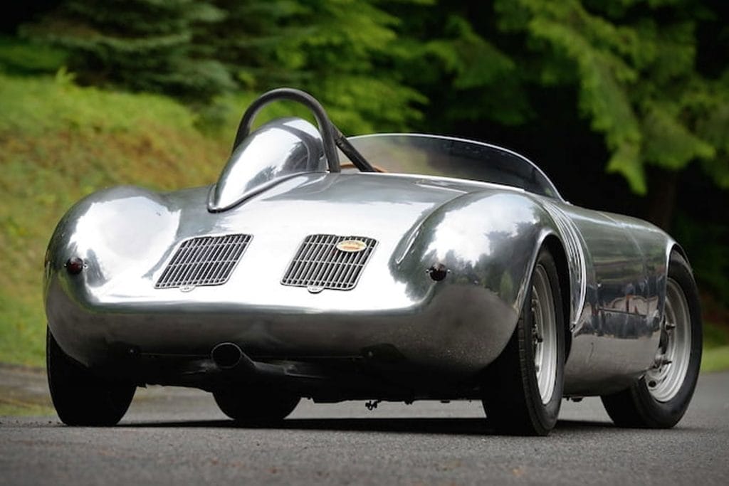 porsche 550A spyder veiling mecum auctions Pure Luxe