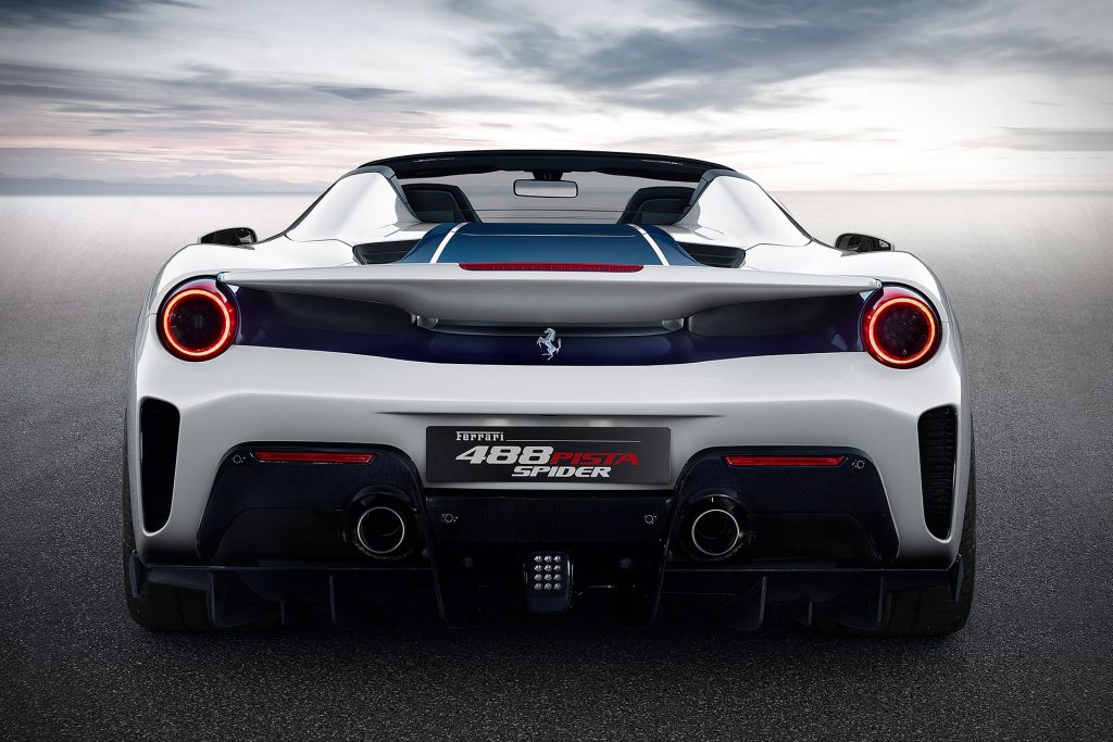 ferrari 488 pista spider cabrio pebble beach Pure Luxe
