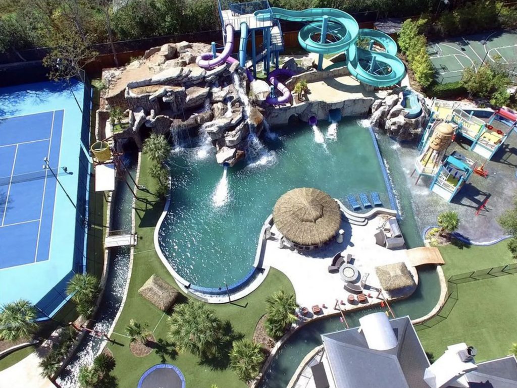 villa waterpretpark dallas texas landgoed Pure Luxe