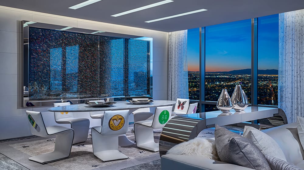 palms casino resort damien hirst suite hotel Pure Luxe