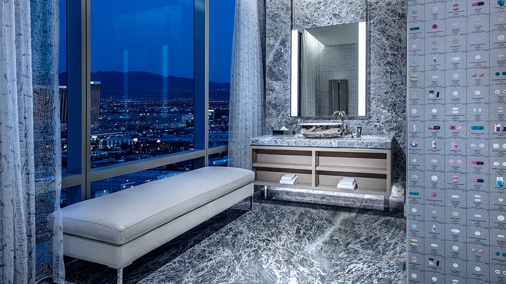 palms casino resort damien hirst suite hotel Pure Luxe