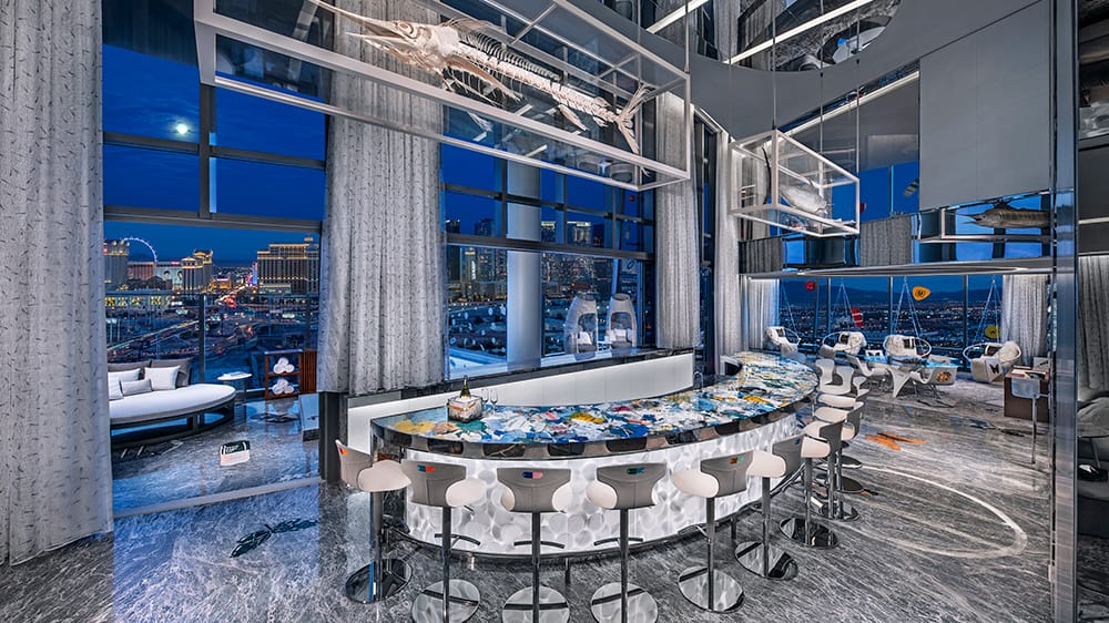 palms casino resort damien hirst suite hotel Pure Luxe