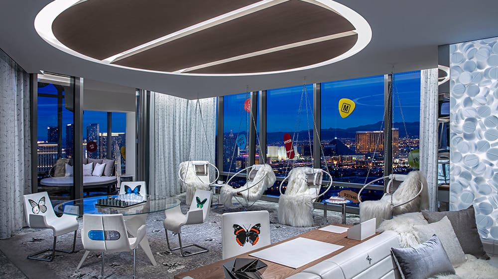 palms casino resort damien hirst suite hotel Pure Luxe