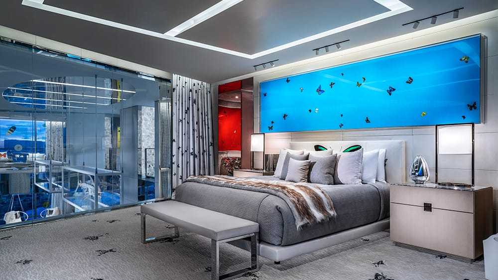 palms casino resort damien hirst suite hotel Pure Luxe