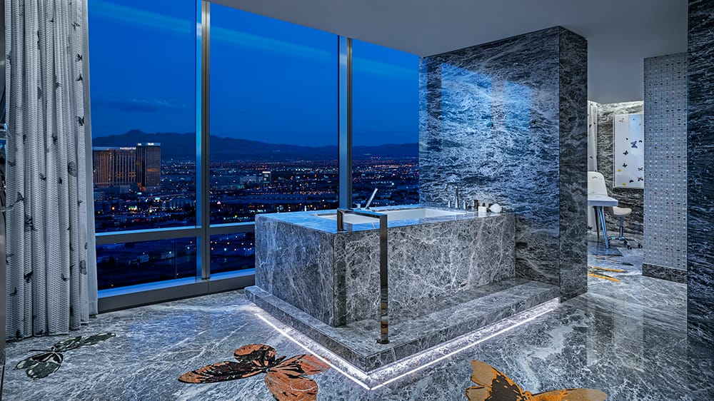 palms casino resort damien hirst suite hotel Pure Luxe