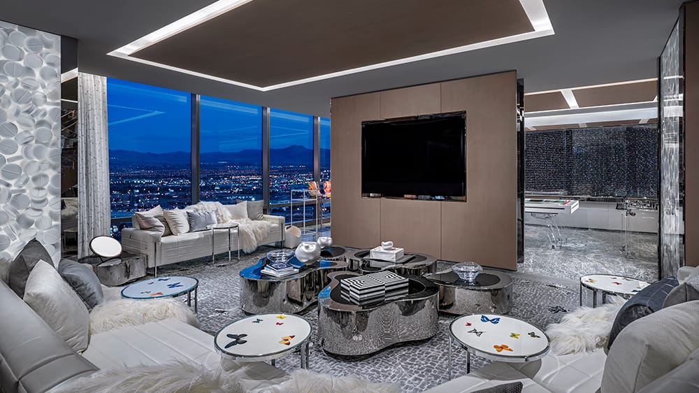 palms casino resort damien hirst suite hotel Pure Luxe