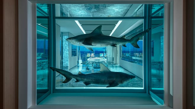 palms casino resort damien hirst suite hotel Pure Luxe