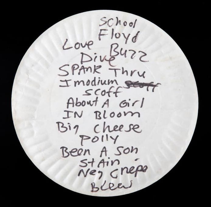 kurt cobain nirvana veiling pizzabord Pure Luxe