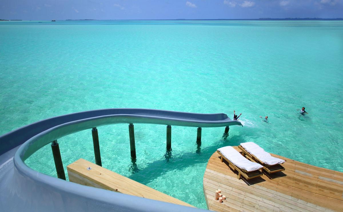 Malediven glijbaan