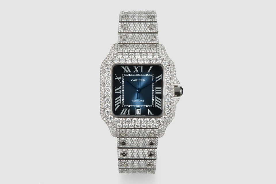 Cartier Santos wit