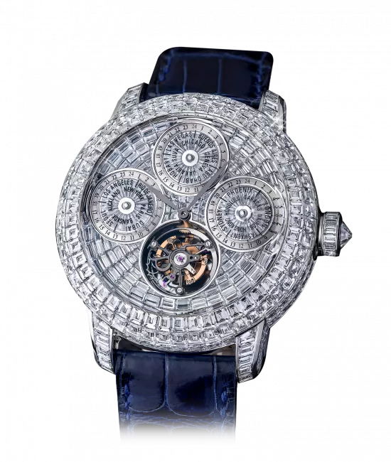 ay-Z's met Diamanten Versierde Horloge van Jacob & Co.