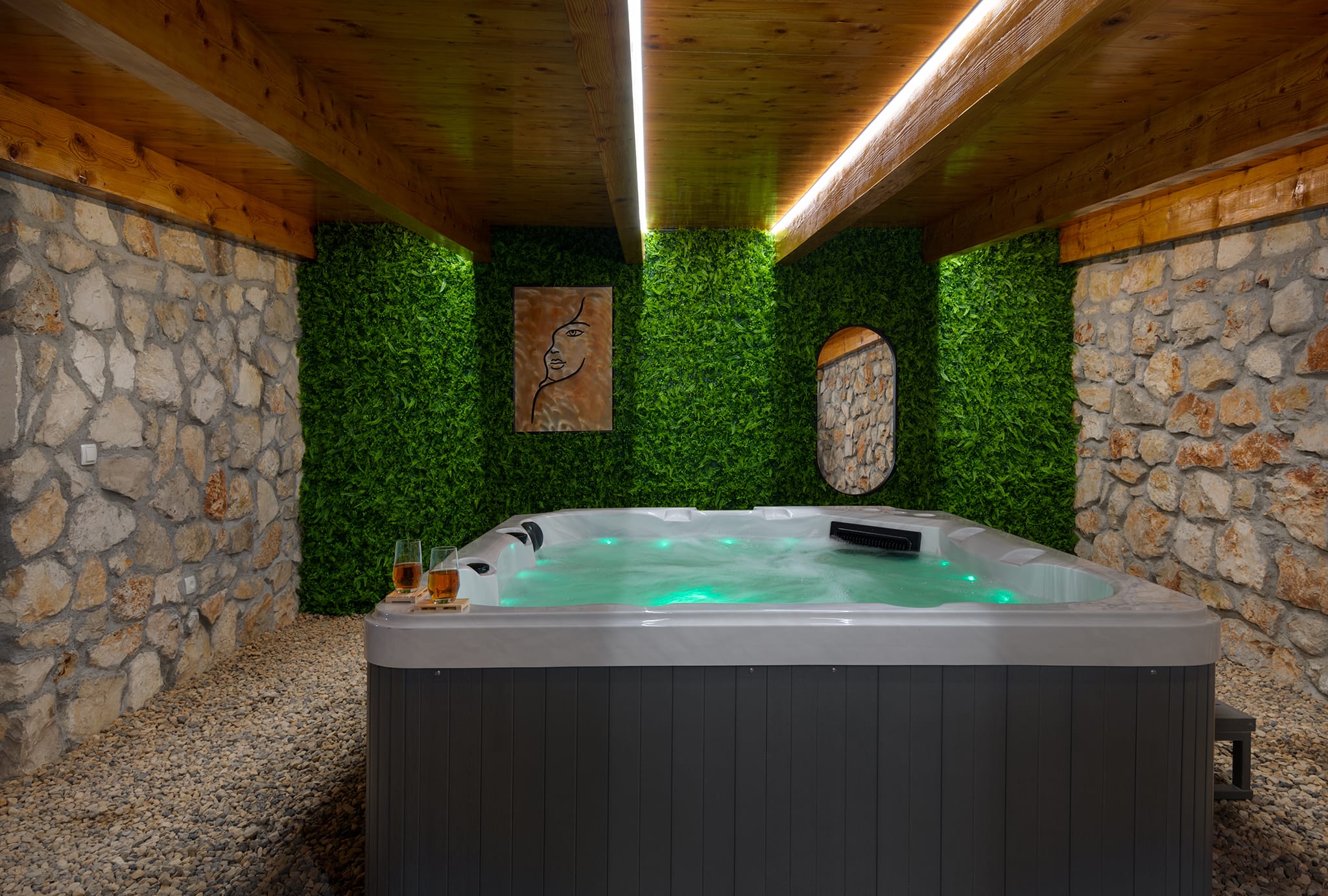 luxe villa op Airbnb in Milna, Kroatië