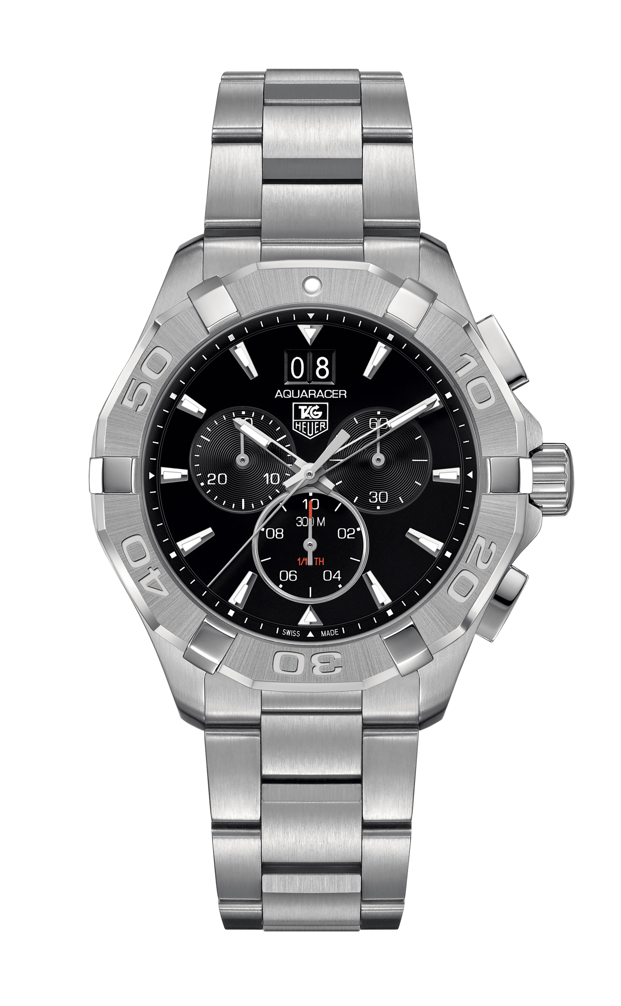 Haal het beste uit uw polsstijl met de veelzijdige en luxueuze Tag Heuer Aquaracer.