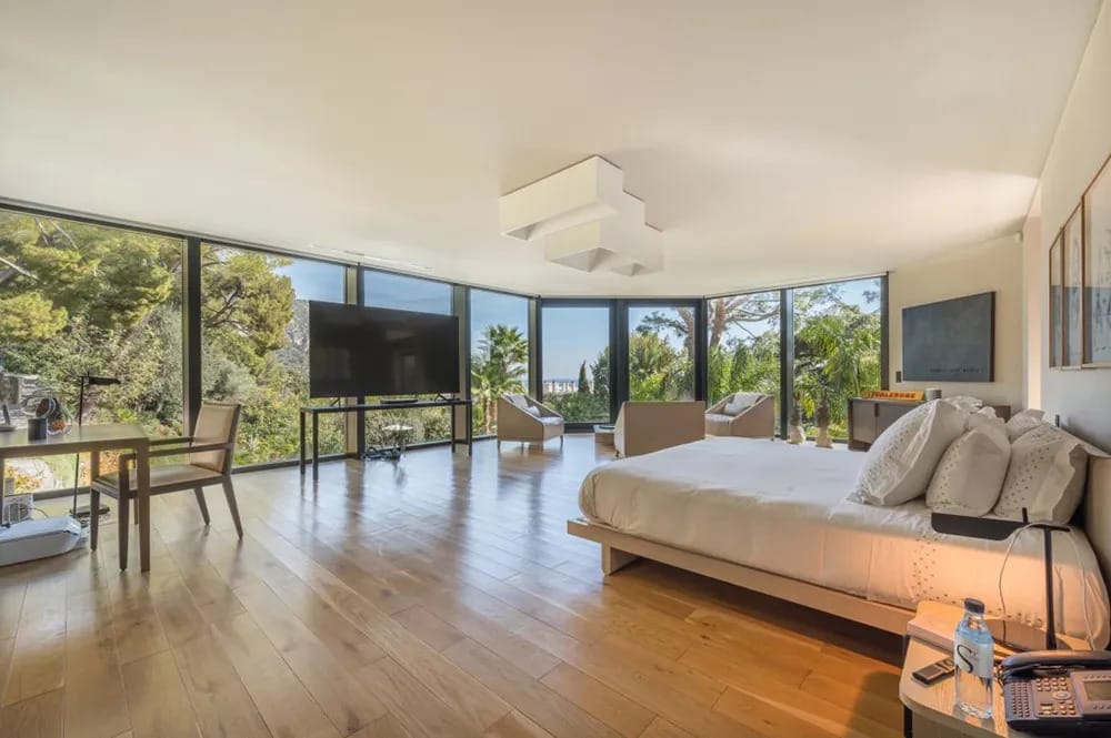 Slaapkamer villa Côte d'Azur