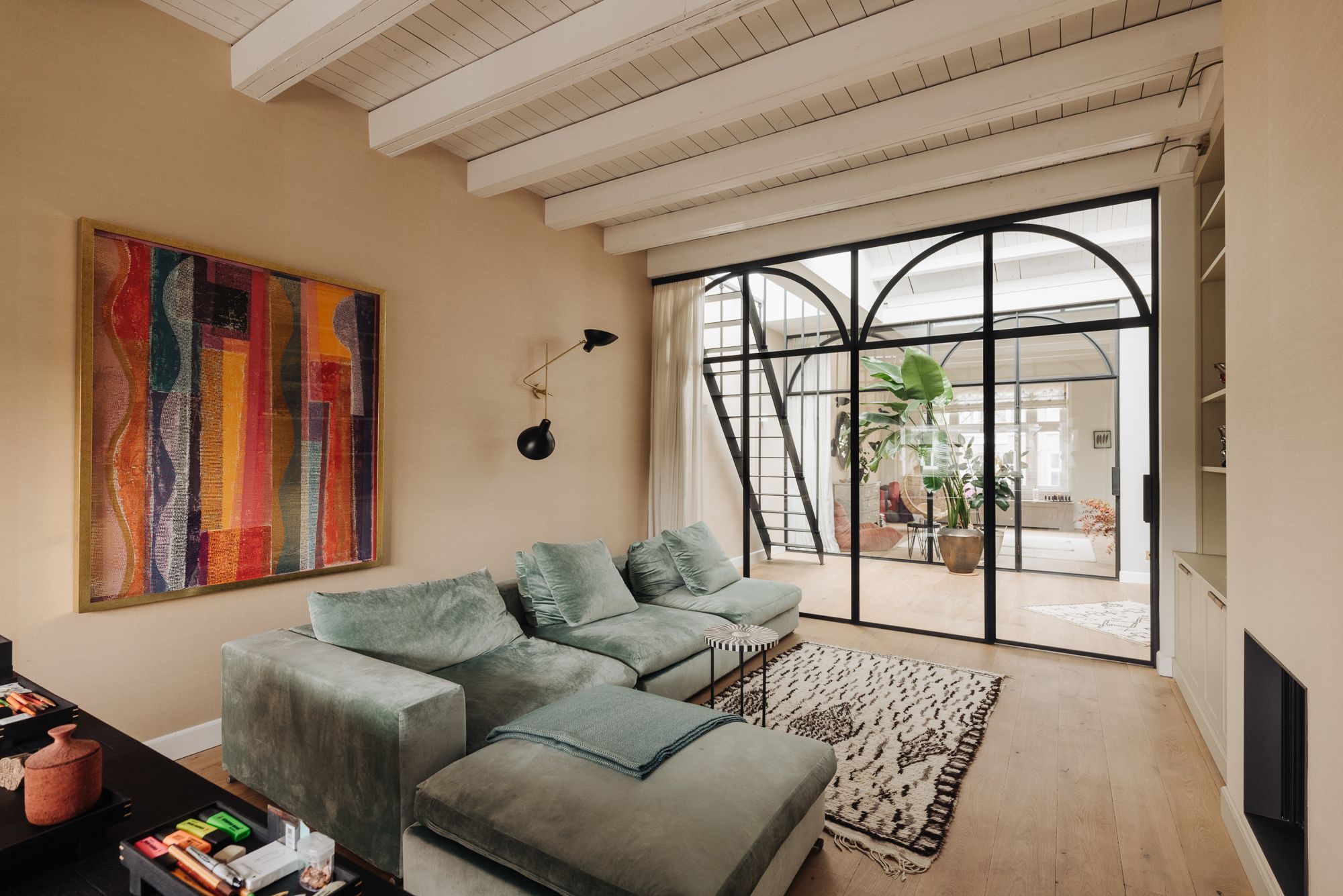 De woning van Bas Witvoet in Amsterdam